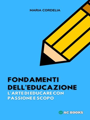 cover image of Fondamenti Dell'educazione
